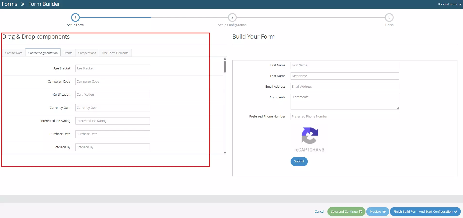 drag and drop components