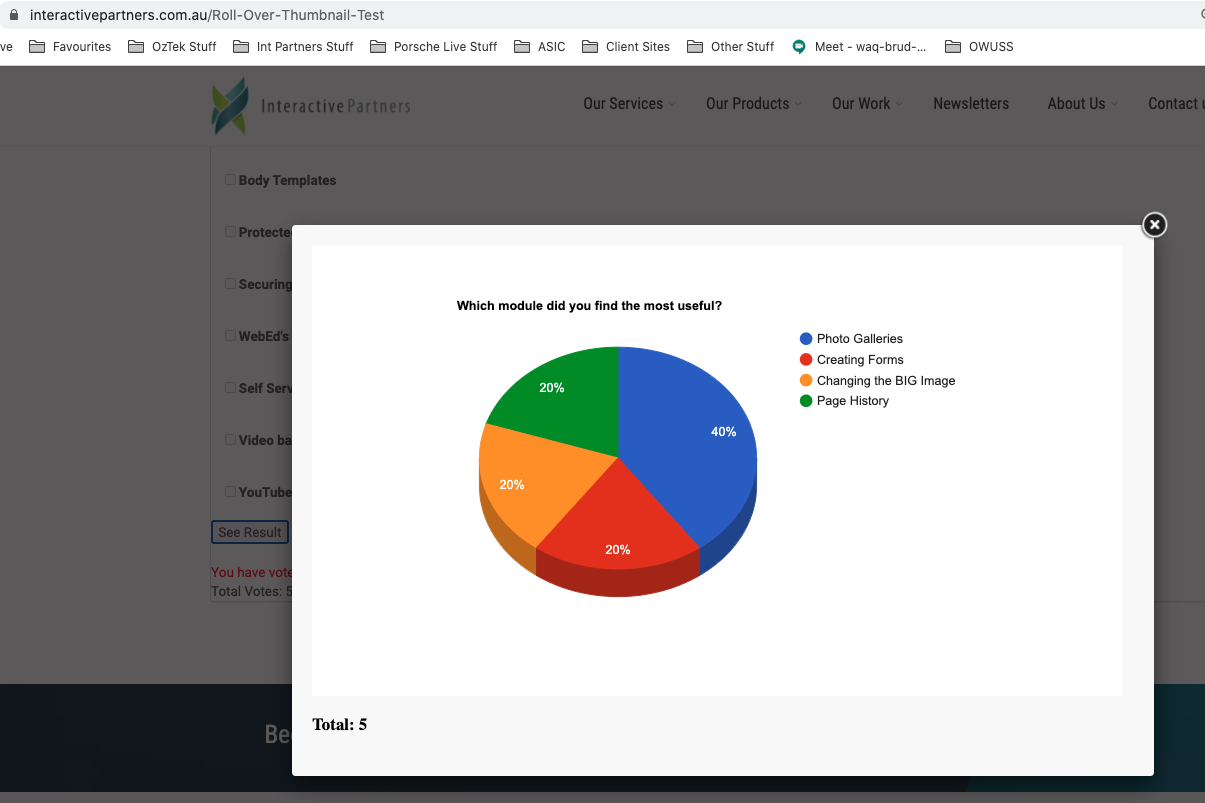 Poll Quiz Module