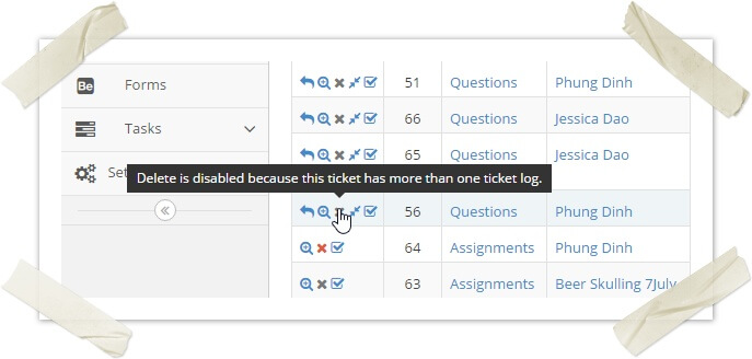 Managing Workflow Engine Ticket