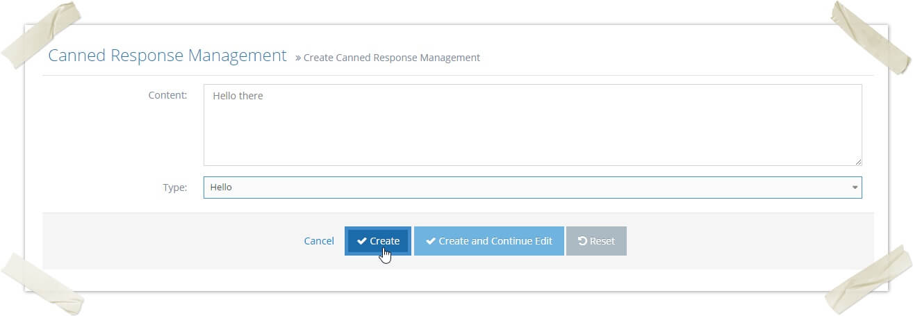 How To Manage Canned Response